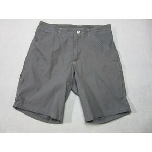 Kuhl Shorts Mens Gray 34 Renegade Zip Cargo Pockets Hiking Stretch Outdoor
